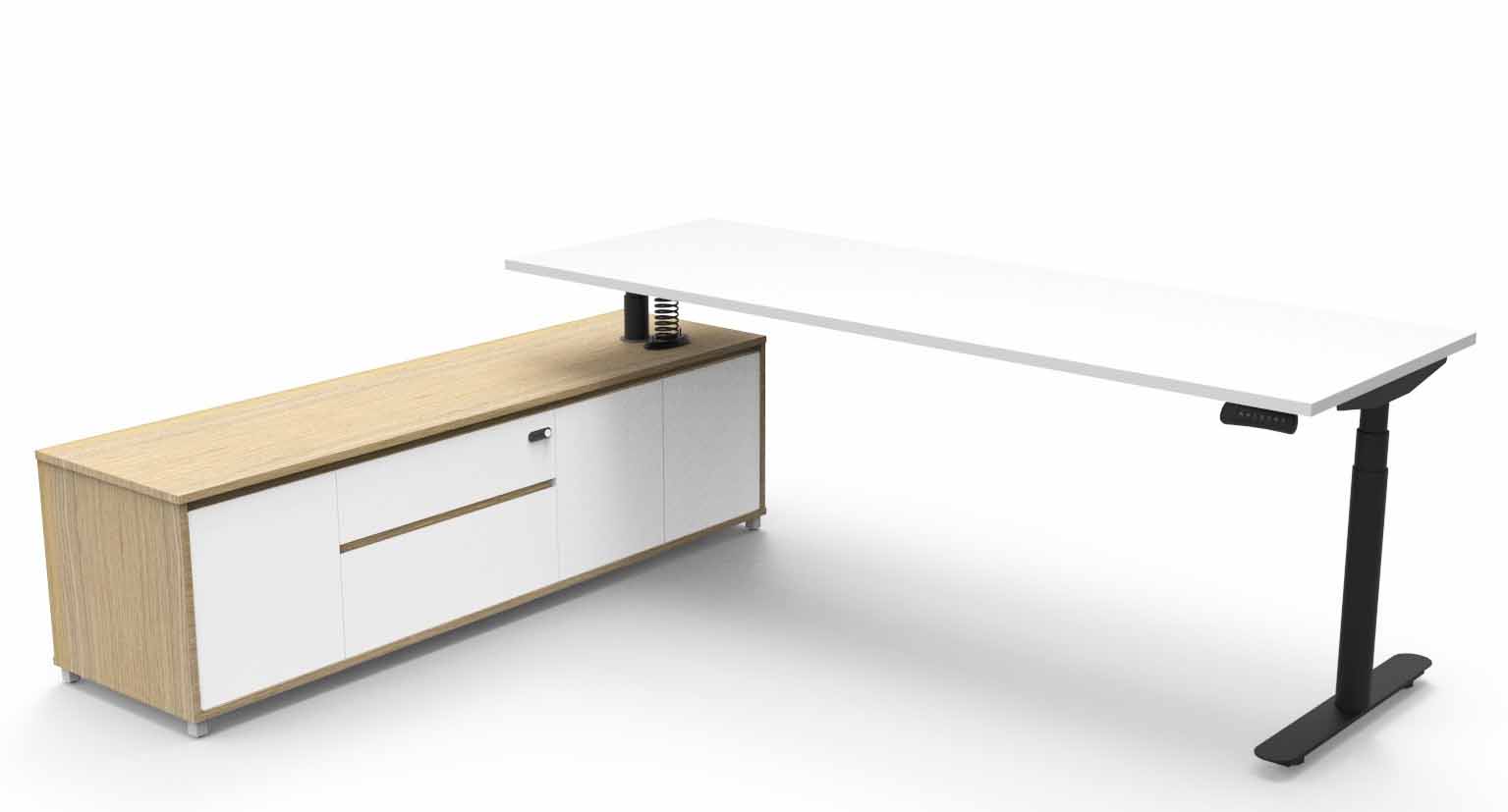Halo+ Height Adjustable Executive Desk